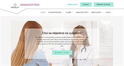 Desktop Screenshot of mammacentrum.cz