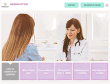 Tablet Screenshot of mammacentrum.cz